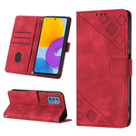 Custodia portafoglio in pelle goffrata per Samsung Galaxy S20