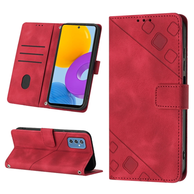 Custodia portafoglio in pelle goffrata per Samsung Galaxy S20