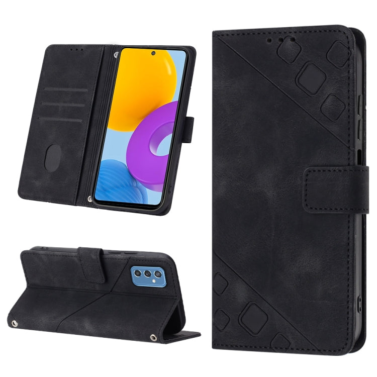 Custodia portafoglio in pelle goffrata per Samsung Galaxy S20