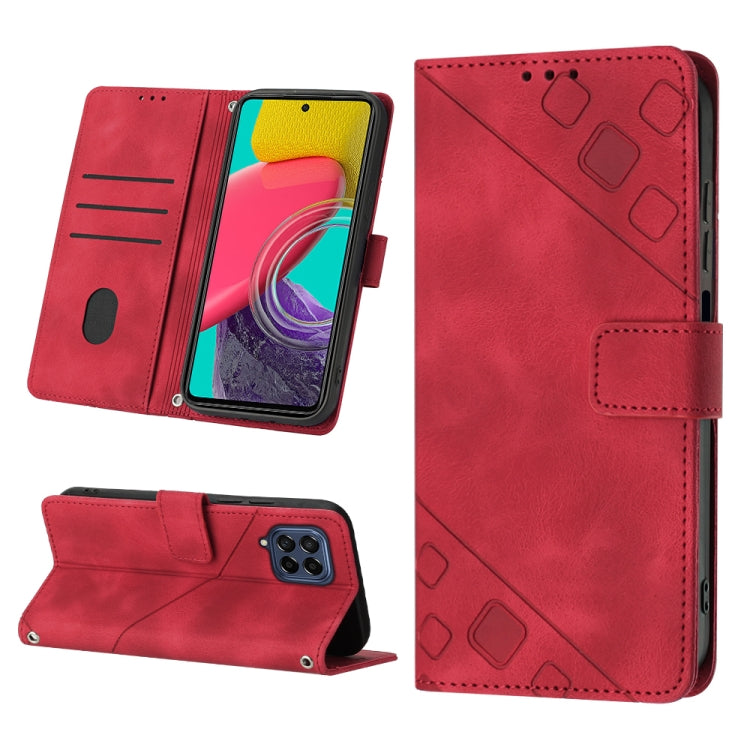 Custodia portafoglio in pelle goffrata per Samsung Galaxy S20