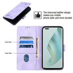 Custodia per telefono in pelle goffrata effetto pelle, For Honor Magic5 Pro, For Motorola Moto G Stylus 5G 2023, For OnePlus Ace 2 5G / 11R 5G, For OPPO Find X6