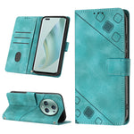 Custodia per telefono in pelle goffrata effetto pelle, For Honor Magic5 Pro, For Motorola Moto G Stylus 5G 2023, For OnePlus Ace 2 5G / 11R 5G, For OPPO Find X6