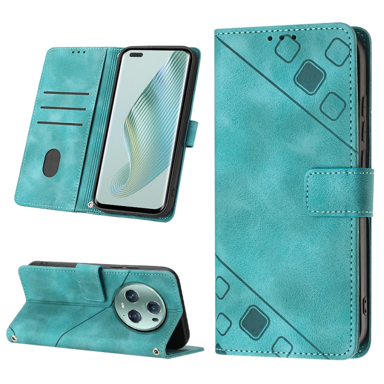 Custodia per telefono in pelle goffrata effetto pelle, For Honor Magic5 Pro, For Motorola Moto G Stylus 5G 2023, For OnePlus Ace 2 5G / 11R 5G, For OPPO Find X6