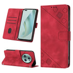 Custodia per telefono in pelle goffrata effetto pelle, For Honor Magic5 Pro, For Motorola Moto G Stylus 5G 2023, For OnePlus Ace 2 5G / 11R 5G, For OPPO Find X6