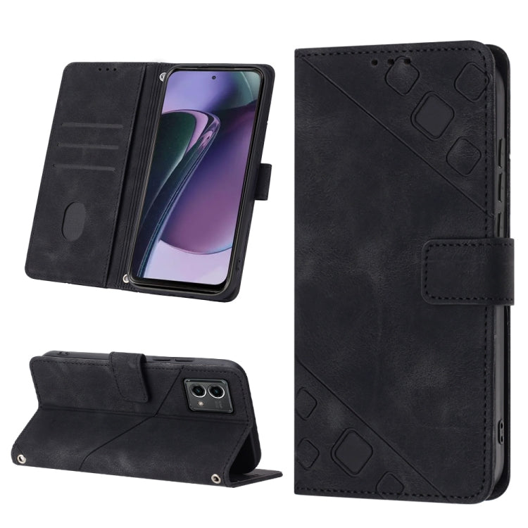 Custodia per telefono in pelle goffrata effetto pelle, For Honor Magic5 Pro, For Motorola Moto G Stylus 5G 2023, For OnePlus Ace 2 5G / 11R 5G, For OPPO Find X6