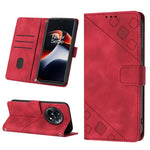 Custodia per telefono in pelle goffrata effetto pelle, For Honor Magic5 Pro, For Motorola Moto G Stylus 5G 2023, For OnePlus Ace 2 5G / 11R 5G, For OPPO Find X6