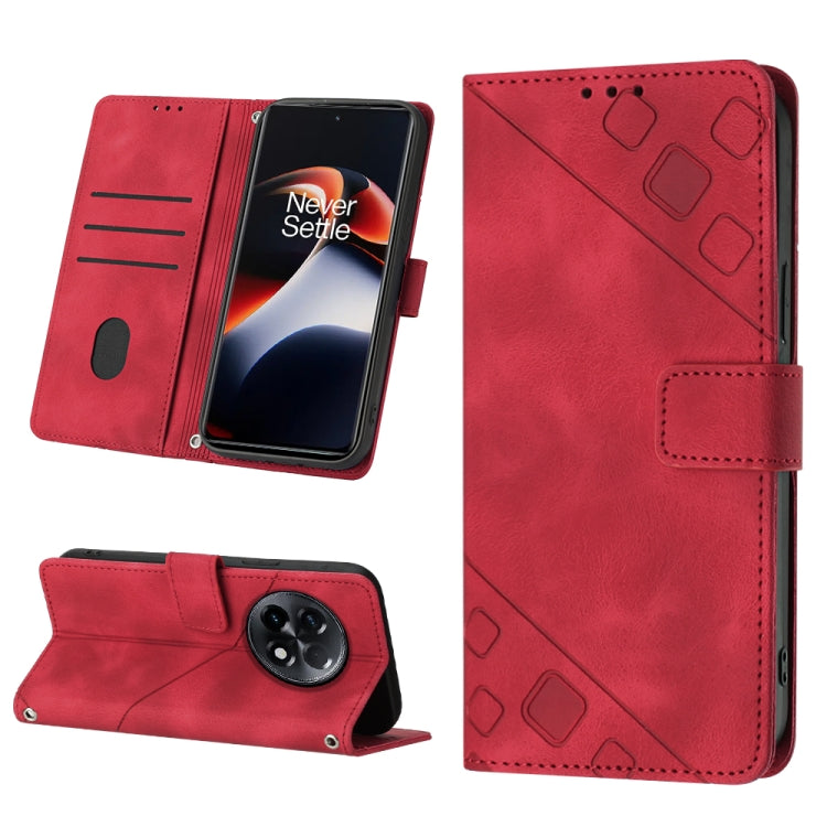Custodia per telefono in pelle goffrata effetto pelle, For Honor Magic5 Pro, For Motorola Moto G Stylus 5G 2023, For OnePlus Ace 2 5G / 11R 5G, For OPPO Find X6