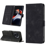 Custodia per telefono in pelle goffrata effetto pelle, For Honor Magic5 Pro, For Motorola Moto G Stylus 5G 2023, For OnePlus Ace 2 5G / 11R 5G, For OPPO Find X6