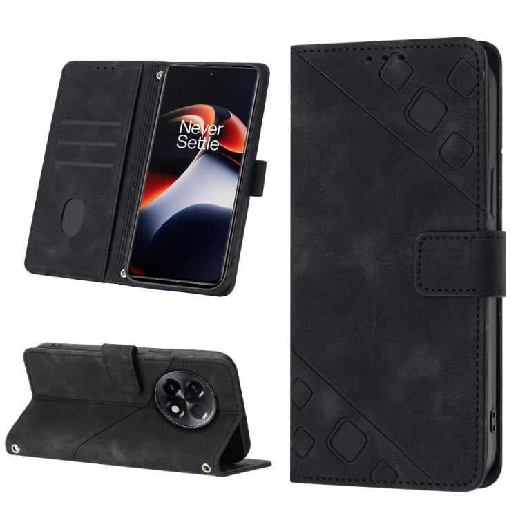 Custodia per telefono in pelle goffrata effetto pelle, For Honor Magic5 Pro, For Motorola Moto G Stylus 5G 2023, For OnePlus Ace 2 5G / 11R 5G, For OPPO Find X6