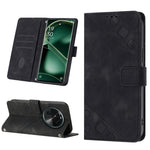 Custodia per telefono in pelle goffrata effetto pelle, For Honor Magic5 Pro, For Motorola Moto G Stylus 5G 2023, For OnePlus Ace 2 5G / 11R 5G, For OPPO Find X6