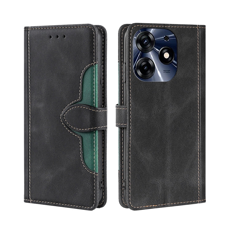 Custodia per telefono in pelle con fibbia magnetica Skin Feel, For Tecno Spark 10 Pro