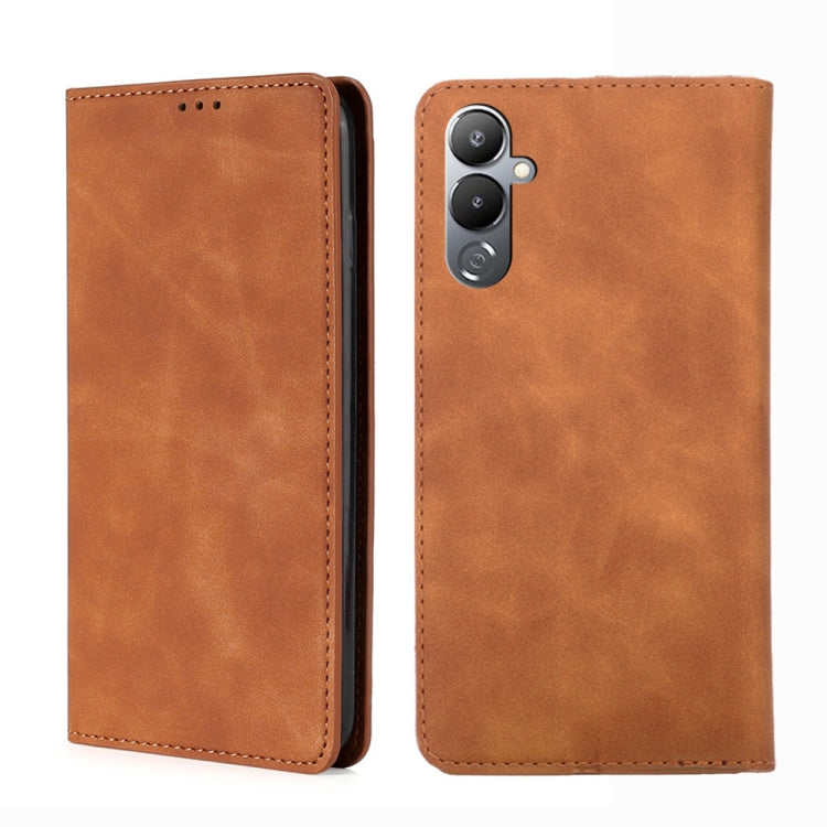 Custodia per telefono in pelle con vibrazione orizzontale magnetica Skin Feel, For Tecno Pop 6 Pro, For Tecno Pova 4, For Tecno Pova 4 Pro, For Huawei P60 / P60 Pro