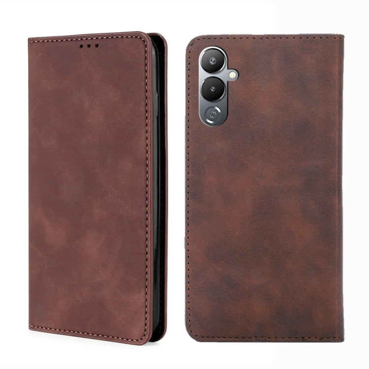 Custodia per telefono in pelle con vibrazione orizzontale magnetica Skin Feel, For Tecno Pop 6 Pro, For Tecno Pova 4, For Tecno Pova 4 Pro, For Huawei P60 / P60 Pro