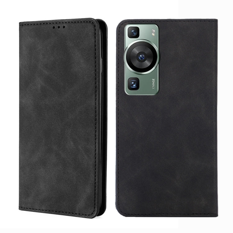 Custodia per telefono in pelle con vibrazione orizzontale magnetica Skin Feel, For Tecno Pop 6 Pro, For Tecno Pova 4, For Tecno Pova 4 Pro, For Huawei P60 / P60 Pro