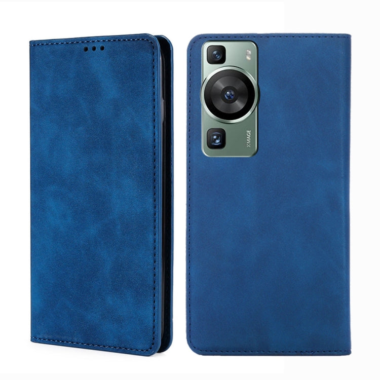Custodia per telefono in pelle con vibrazione orizzontale magnetica Skin Feel, For Tecno Pop 6 Pro, For Tecno Pova 4, For Tecno Pova 4 Pro, For Huawei P60 / P60 Pro