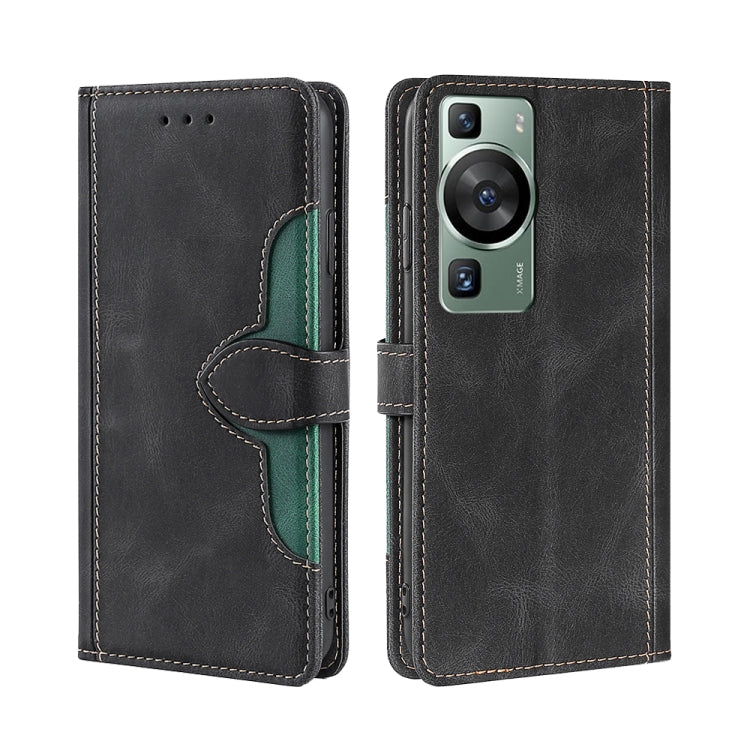 Custodia per telefono in pelle con fibbia magnetica Skin Feel, For Huawei P60 / P60 Pro, For Huawei Enjoy 60, For OPPO Find X6 5G, For OPPO Find X6 Pro 5G, For Realme C55 4G, For Realme GT Neo 5 / GT3