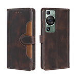 Custodia per telefono in pelle con fibbia magnetica Skin Feel, For Huawei P60 / P60 Pro, For Huawei Enjoy 60, For OPPO Find X6 5G, For OPPO Find X6 Pro 5G, For Realme C55 4G, For Realme GT Neo 5 / GT3