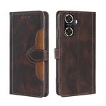 Custodia per telefono in pelle con fibbia magnetica Skin Feel, For Huawei P60 / P60 Pro, For Huawei Enjoy 60, For OPPO Find X6 5G, For OPPO Find X6 Pro 5G, For Realme C55 4G, For Realme GT Neo 5 / GT3