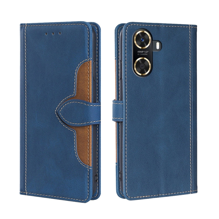 Custodia per telefono in pelle con fibbia magnetica Skin Feel, For Huawei P60 / P60 Pro, For Huawei Enjoy 60, For OPPO Find X6 5G, For OPPO Find X6 Pro 5G, For Realme C55 4G, For Realme GT Neo 5 / GT3