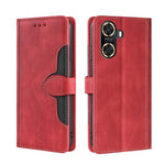 Custodia per telefono in pelle con fibbia magnetica Skin Feel, For Huawei P60 / P60 Pro, For Huawei Enjoy 60, For OPPO Find X6 5G, For OPPO Find X6 Pro 5G, For Realme C55 4G, For Realme GT Neo 5 / GT3