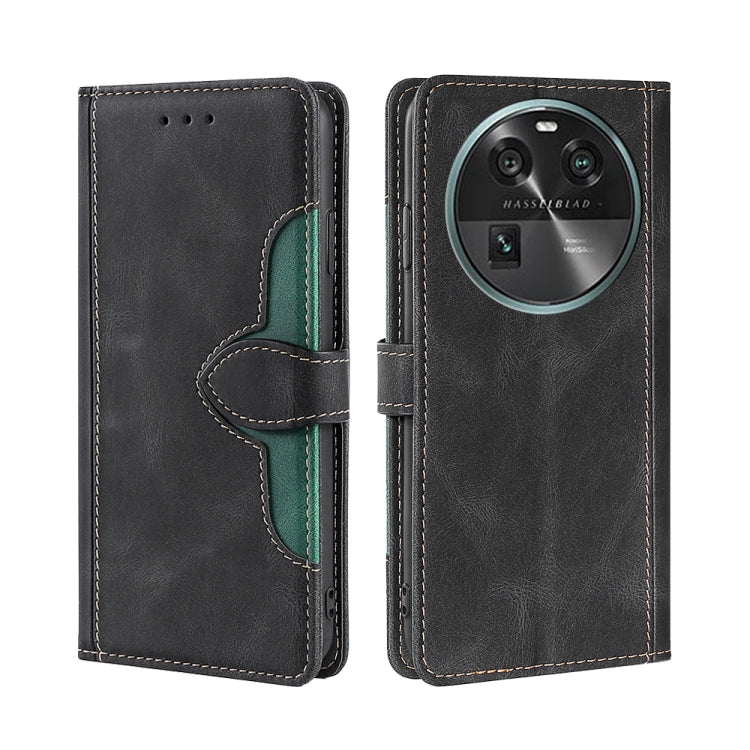 Custodia per telefono in pelle con fibbia magnetica Skin Feel, For Huawei P60 / P60 Pro, For Huawei Enjoy 60, For OPPO Find X6 5G, For OPPO Find X6 Pro 5G, For Realme C55 4G, For Realme GT Neo 5 / GT3