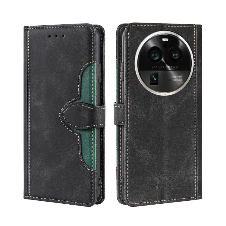 Custodia per telefono in pelle con fibbia magnetica Skin Feel, For Huawei P60 / P60 Pro, For Huawei Enjoy 60, For OPPO Find X6 5G, For OPPO Find X6 Pro 5G, For Realme C55 4G, For Realme GT Neo 5 / GT3