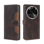 Custodia per telefono in pelle con fibbia magnetica Skin Feel, For Huawei P60 / P60 Pro, For Huawei Enjoy 60, For OPPO Find X6 5G, For OPPO Find X6 Pro 5G, For Realme C55 4G, For Realme GT Neo 5 / GT3