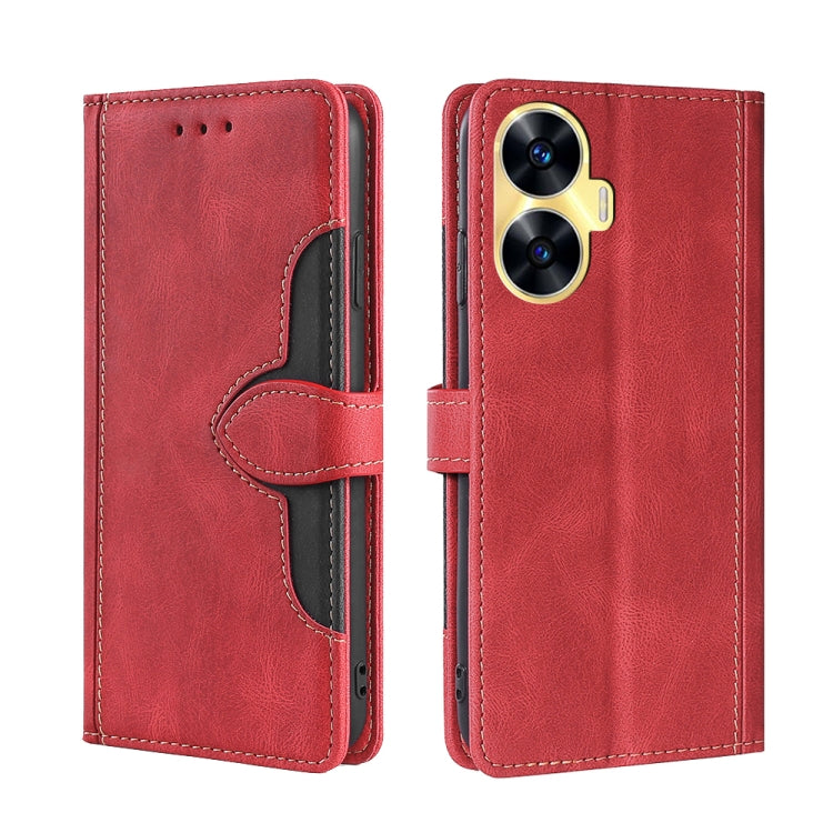 Custodia per telefono in pelle con fibbia magnetica Skin Feel, For Huawei P60 / P60 Pro, For Huawei Enjoy 60, For OPPO Find X6 5G, For OPPO Find X6 Pro 5G, For Realme C55 4G, For Realme GT Neo 5 / GT3
