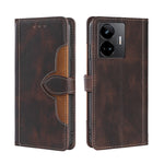 Custodia per telefono in pelle con fibbia magnetica Skin Feel, For Huawei P60 / P60 Pro, For Huawei Enjoy 60, For OPPO Find X6 5G, For OPPO Find X6 Pro 5G, For Realme C55 4G, For Realme GT Neo 5 / GT3