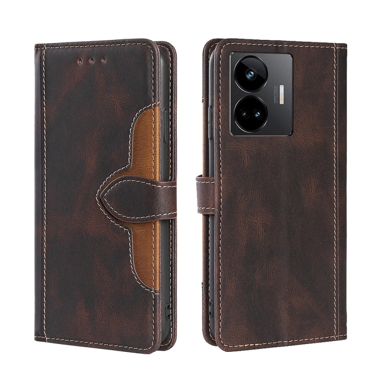 Custodia per telefono in pelle con fibbia magnetica Skin Feel, For Huawei P60 / P60 Pro, For Huawei Enjoy 60, For OPPO Find X6 5G, For OPPO Find X6 Pro 5G, For Realme C55 4G, For Realme GT Neo 5 / GT3
