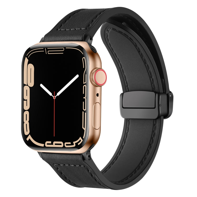 Cinturino magnetico pieghevole in silicone per Apple Watch 41mm
