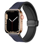 Cinturino magnetico pieghevole in silicone per Apple Watch 41mm