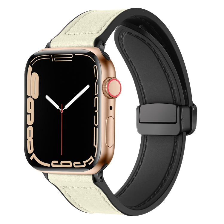 Cinturino magnetico pieghevole in silicone per Apple Watch 41mm