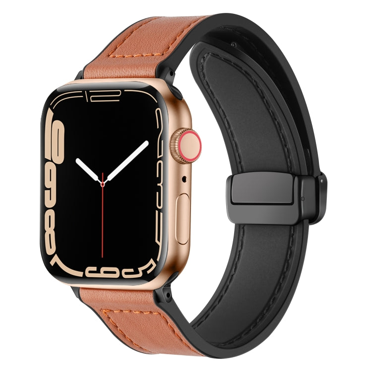 Cinturino magnetico pieghevole in silicone per Apple Watch 41mm