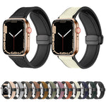 Cinturino magnetico pieghevole in silicone per Apple Watch 41mm