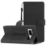 Custodia per telefono in pelle con effetto pelle goffrata a diamante con cordino, For Google Pixel 8, For Google Pixel 8 Pro, For Google Pixel 7 5G, For Google Pixel 7 Pro 5G