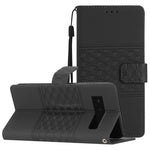 Custodia per telefono in pelle con effetto pelle goffrata a diamante con cordino, For Google Pixel 7a, For Google Pixel 6, For Google Pixel 6 Pro, For Google Pixel 6a