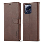LC.IMEEKE Custodia in pelle a vibrazione orizzontale con struttura in vitello, For Xiaomi 13 Lite