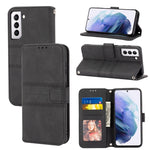 Custodia portafoglio in pelle effetto righe per Redmi Note 12 Pro