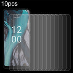 Pellicola in vetro temperato 10 pezzi 0,26 mm 9H 2,5D, For Nokia C22 (10 PCS), For Honor 8A Prime (10 PCS)