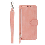Custodia portafoglio in pelle con cerniera per Redmi Note 12 Pro