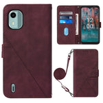 Custodia portafoglio in pelle per Nokia G22 con flip 3D