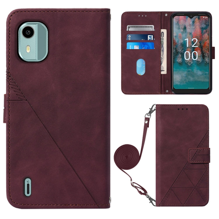 Custodia portafoglio in pelle per Nokia G22 con flip 3D