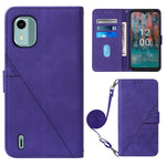 Custodia portafoglio in pelle per Nokia G22 con flip 3D