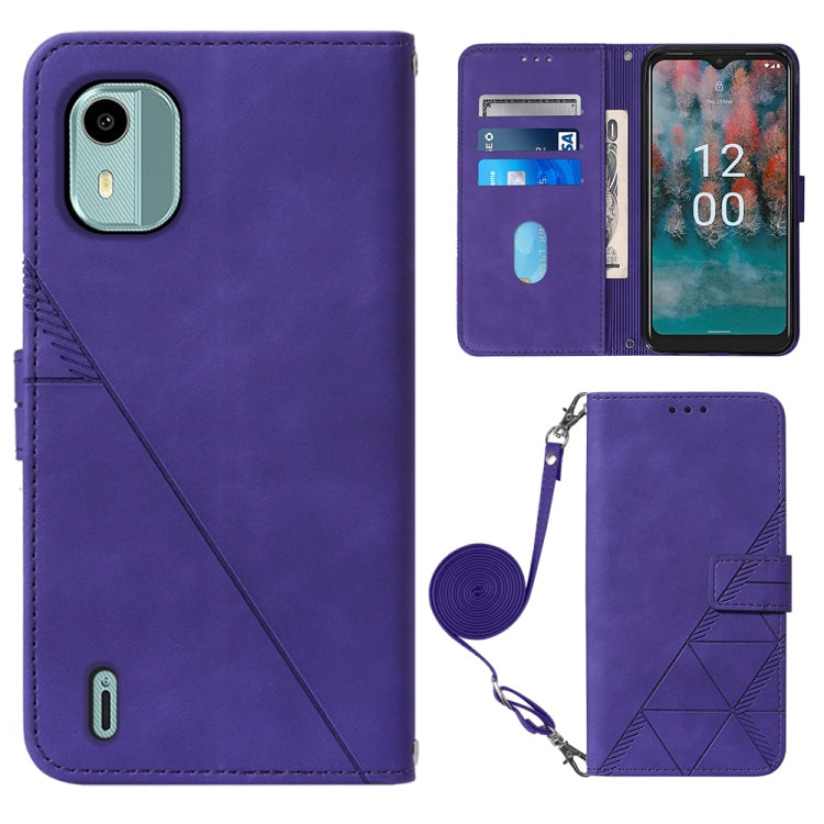 Custodia portafoglio in pelle per Nokia G22 con flip 3D