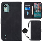 Custodia portafoglio in pelle per Nokia G22 con flip 3D