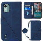 Custodia portafoglio in pelle per Nokia G22 con flip 3D