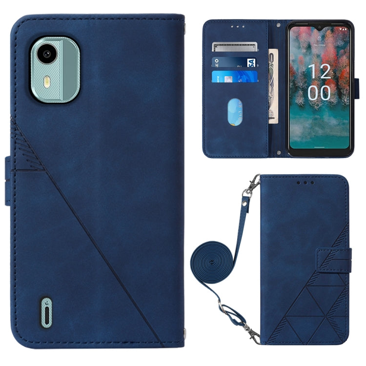 Custodia portafoglio in pelle per Nokia G22 con flip 3D