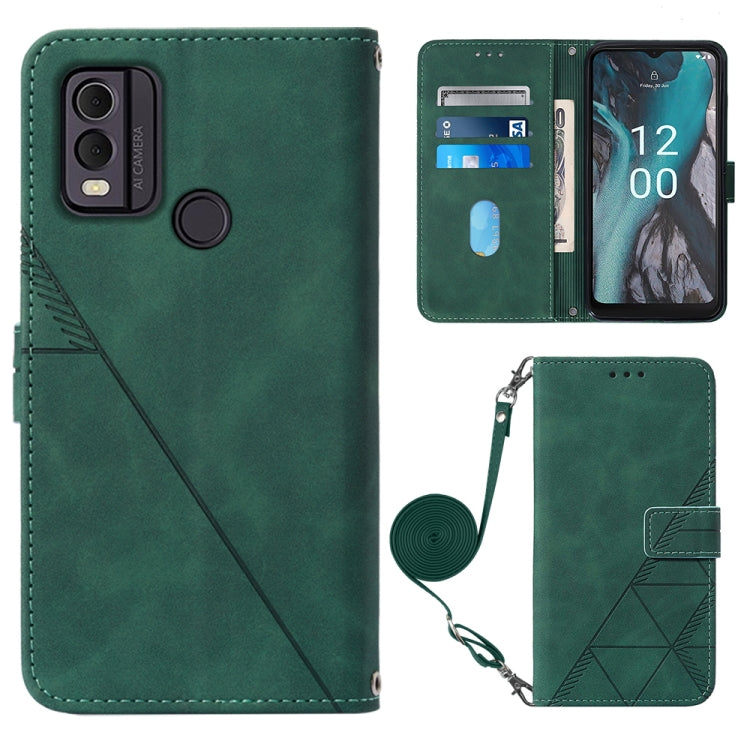 Custodia portafoglio in pelle per Nokia G22 con flip 3D