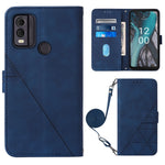 Custodia portafoglio in pelle per Nokia G22 con flip 3D
